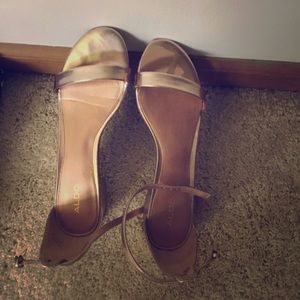 Shimmering Rose Gold “Heels”